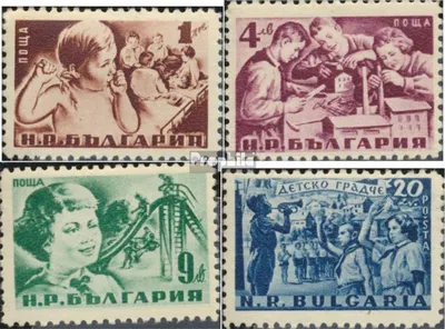 Produktbild von Briefmarken Bulgarien 1951 Mi 801-804 (kompl.Ausg.) postfrisch Tag des Kindes