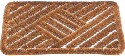 Produktbild von Fußmatte Kokosbürsten natur Kokos/Stahl L390xB590xS30mm