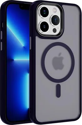 Produktbild von Handyhülle Magsafe für Apple iPhone 15 Pro Handyhülle Bumper Case Magnet Cover – Farbe: Dunkles Violett