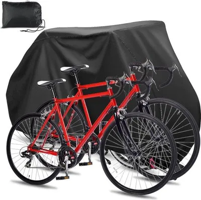 Produktbild von Famanu Fahrradhülle - wasserfest, UV-beständig, für zwei Fahrräder