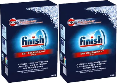 Produktbild von Finish Geschirrspülsalz - Regular - 4 kg - 2 Stück - Vorteilspackung