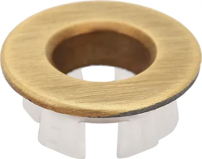 Obrázek produktu pro Kryt přepadu pro koupelnové umyvadlo, kuchyňský dřez, dekorace, náhradní otvor pro koupelnu, bronzový