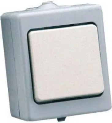 Produktbild von Kopp 563648004, Tasten, Grau, Weiß, IP44, 10 Stück(e), 250 V, 10 A