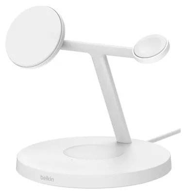 Obrázok produktu pre Belkin BoostCharge Pro, Vnútorný, USB, Bezdrôtové nabíjanie, 1,5 m, Biela