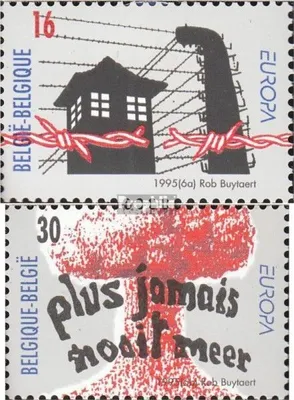 Produktbild von Briefmarken Belgien 1995 Mi 2649-2650 (kompl.Ausg.) postfrisch Frieden und Freiheit