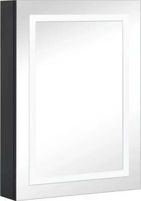 Zdjęcie produktu dla vidaXL Szafka z lustrem LED do łazienki 50x13x70 cm