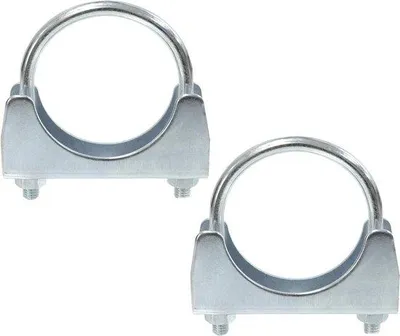 Immagine prodotto di Set di morsetti per tubi flessibili in acciaio inossidabile, 2 pezzi, M8x93 mm, argento