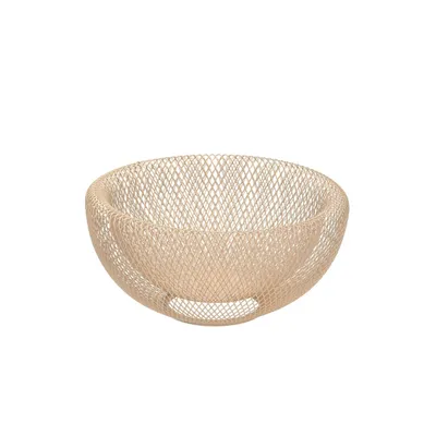 Produktbild von Schale Maze, rosa Metall, 24,5x12,5 cm