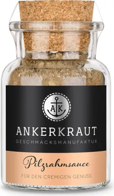 Produktbild von Pilzrahmsauce, 90g im Korkenglas