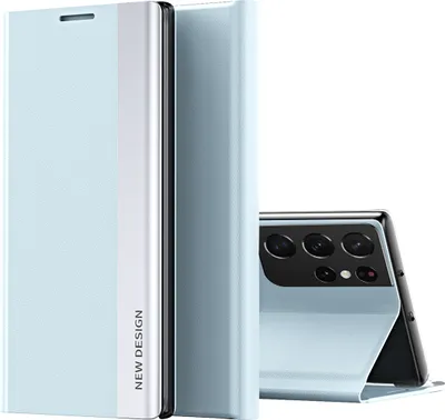 Obrázek produktu pro Galaxy S21 Ultra Pouzdro, MagnetickéPolyuretanKožené Pouzdro s Funkcí Stojánku pro Samsung Galaxy S21 Ultra 5G modré