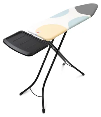 Produktbild von Brabantia Bügelbrett B, Ärmelbügelbrett, Baumwolle, Dampfbügeleisen, Mehrfarbig, Muster, 1240 x 380 mm