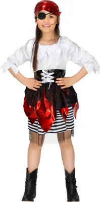 Produktbild von dressforfun® Mädchenkostüm Piratin Lilly Blaumarie
