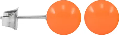 Produktbild von Ohrstecker Chirurgenstahl Neonfarben Größe - 8 mm Farbe - Orange