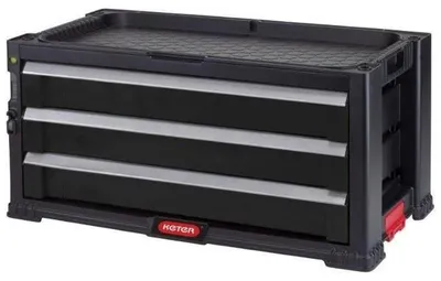 Obrázok produktu pre KETER Regál Na Náradie 3 Zásuvky Black 17199302B