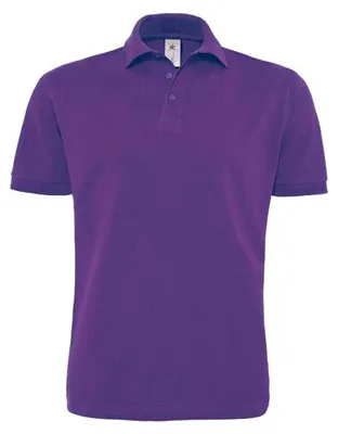 Zdjęcie produktu dla Koszulka polo męska, krótki rękaw - B&C HEAVYMILL - purple - rozmiar S