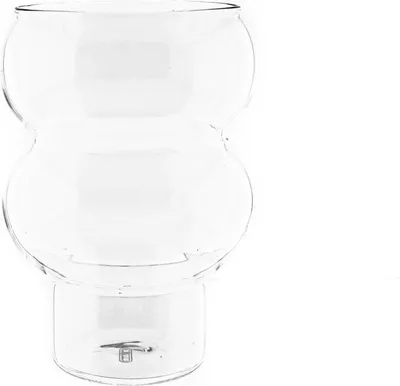Produktbild von Mulex Glas 4-Teilig Two Bubble Cocktail- 500ml - Heißgetränke Kaffeeglas, Borosilikatglas, Hitzebeständig Trinkglas Cocktailgläser Eiskaffeegläser Tee Saft