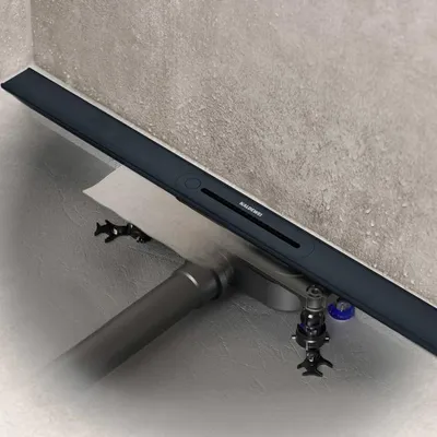 Immagine prodotto di Set di scarichi per doccia Kaldewei FLOW, 150 cm, scarico orizzontale, design piatto