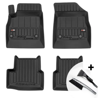 Produktbild von moto-MOLTICO 3D Gummimatten Auto, 4-teiliges Set, Allwetter Gummi Fußmatten, Antirutsch & Wasserfest Autoteppiche - passend für Opel Astra K ab 2015