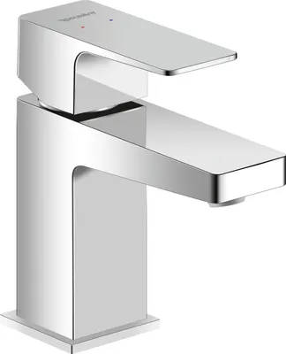 Immagine prodotto di Duravit Manhattan Mitigeur monocommandé pour lavabo S Minusflow, saillie 95 mm, sans garniture découlement, chrome, MH1012002010, MH1012002010