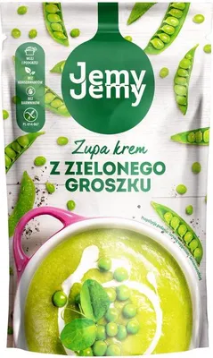 Zdjęcie produktu dla JemyJemy Zupa krem z zielonego groszku 375g
