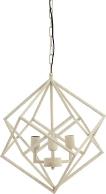 Image de Light & Living - suspension - Drizella - beige - métal - grande lampe de table à manger - E27 - 2919143