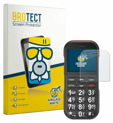 Produktbild von BROTECT Entspiegelungs Schutzglas für Ufferson Seniorenhandy Schutzfolie Panzer Folie Glas Display Schutz matt