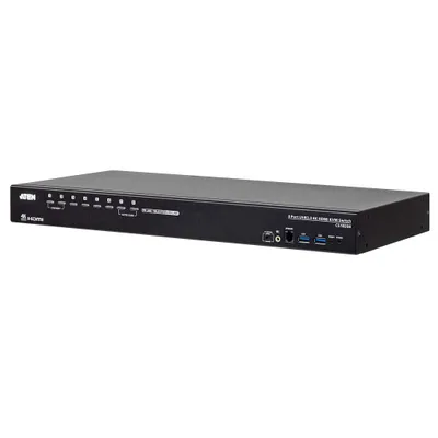 Image de ATEN CS18208 Commutateur KVM 8x, 4K HDMI, USB 3.0, audio