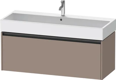 Produktbild von Duravit Ketho.2 Wastafelonderkast 118,4x46x44 cm Mat Basalt