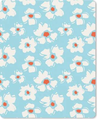 Produktbild von MuchoWow® Mauspad Mousepad Aquarell - Blumen - Muster 30x40 cm - Mousepads - Maus Mat - Pad - Mausunterlage - Mausmatten