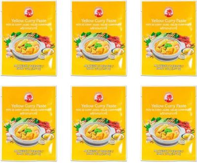 Produktbild von 6er-Pack COCK Gelbe Currypaste (6x 50g) | Yellow Curry Paste