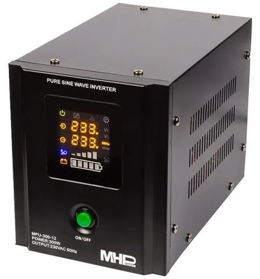 Obrázek produktu pro MHPower záložní zdroj MPU-300-12, UPS, 300W, čistý sinus, 12V