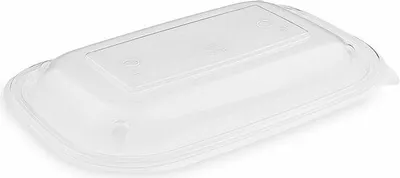 Produktbild von 100x Domdeckel klar für Mikrowellenschalen 'M' - 22x15x2 cm