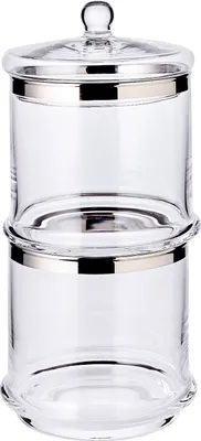 Produktbild von EDZARD Glasdose Lia mit Deckel, 3teilig H 29 cm