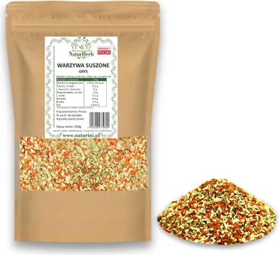 Zdjęcie produktu dla WŁOSZCZYZNA GRYS WARZYWA SUSZONE od NATURINI 1KG