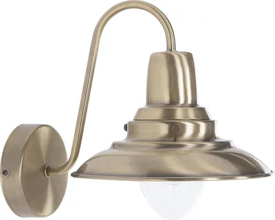 Zdjęcie produktu dla BELIANI Lampa ścienna mosiężna metalowa kinkiet styl klasyczny vintage