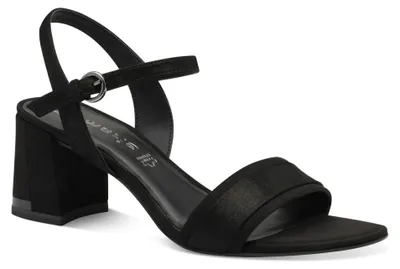 Produktbild von Tamaris Damen Klassische Sandalen 28344-44-098 Farbe: Schwarz Größe: 38