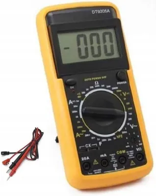 Obrázok produktu pre Digitálny multimeter Rosfix DT9205A s LCD displejom a meracími káblami