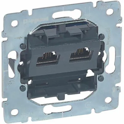 Productafbeelding van Legrand Creo inbouwdoos RJ45 STP, 2-voudig, CAT6, LCS2, artikelnummer 775768