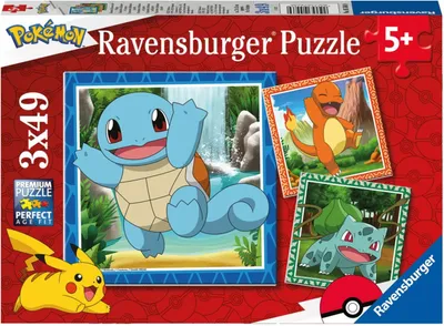 Image de Ravensburger Pokémon : Charmander, Bulbasaur et Squirtle
