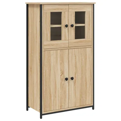 Obrázok produktu pre Vysoká skrinka dub sonoma 62x32x106,5 cm kompozitné drevo