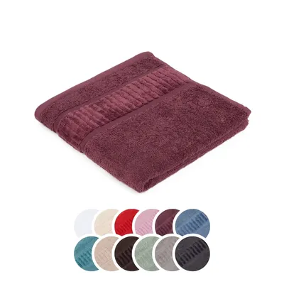 Produktbild von liebling Handtuch Bio Baumwolle, Serie Organic, 500 gr. / m², 50 x 100 cm, 60 Grad, formstabil, knitterarm, saugstark, schnelltrocknend, beere