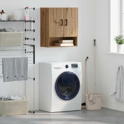 Produktbild von Möbel Wandschrank Eiche handwerklich 60 x 31 x 70 cm Holzwerkstoff - Kommoden 879541