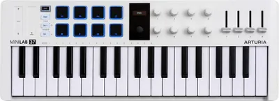 Zdjęcie produktu dla Arturia MiniLab 37 Klawiatury sterujące 32-37 klawiszy White