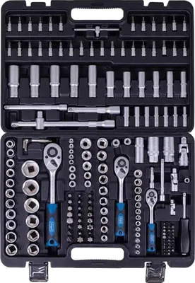Produktbild von Scheppach Werkzeugkoffer TB180 Steckschlüsselsätzen, Bits 180 Teile