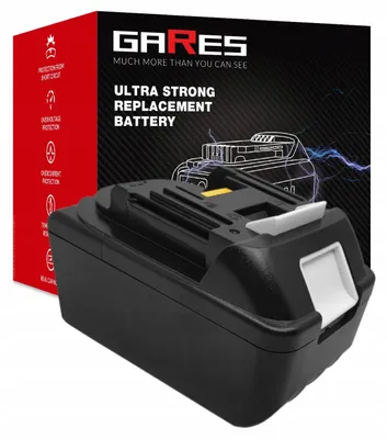 Zdjęcie produktu dla GARES Akumulator Bateria do elektronarzędzi Makita BL1815 DGA504ZJ DDF482Z | 18 V 4Ah | Wydajne Ogniwa High-Performance Zamiennik Premium | Wysoka Moc i Trwałość |