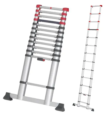 Image de Échelle télescopique de sécurité en aluminium FlexLine avec 13 échelons