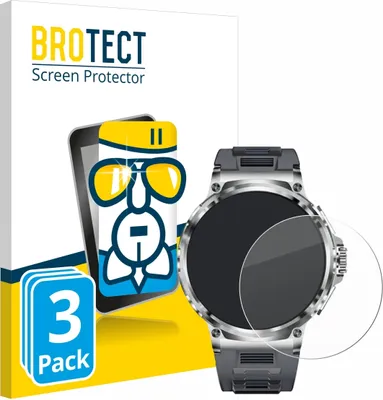 Produktbild von 3x BROTECT Schutzglas für Smartwatch V69 1.85" Schutzfolie Panzer Folie Glas Display Schutz klar