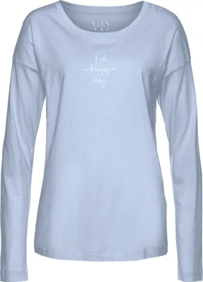 Produktbild von Vivance Dreams Pyjamaoberteil hellblau Größe 44/46