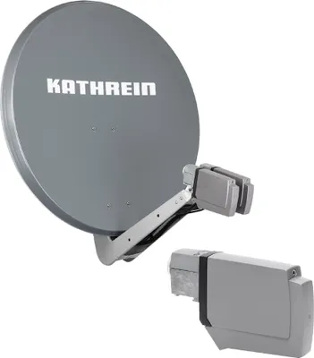 Produktbild von Kathrein CAS 90 gr Sat-Antenne multifeedfähig graphit (grau) - 4 Teilnehmer