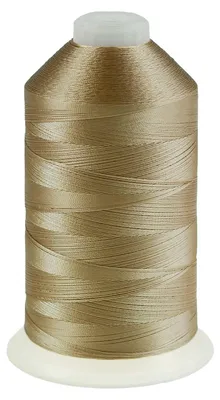 3000m Nähgarn Polyester 210D/3 weiß khakigrau